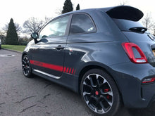 Load image into Gallery viewer, Genuine 3M Vinyl Fiat 500 Abarth 595 Side Graphic/Stripe Decal SINGLE SIDE
